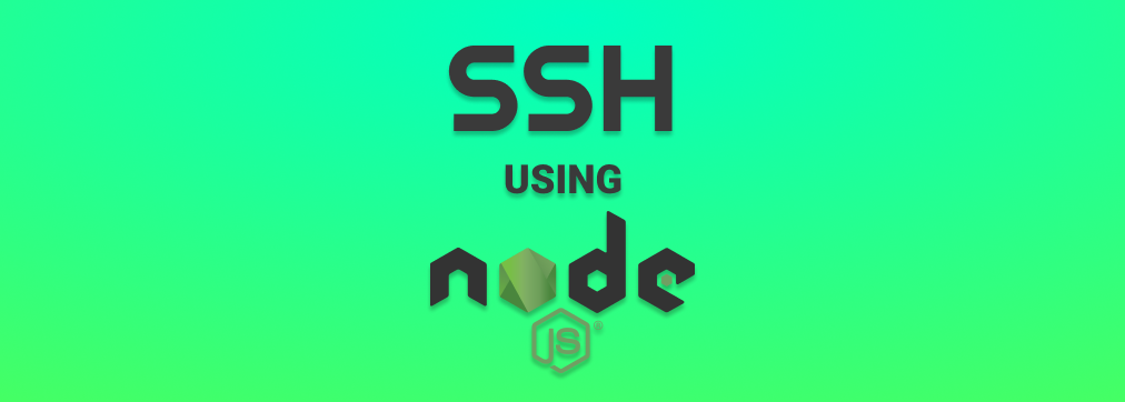 How to SSH using Node.js